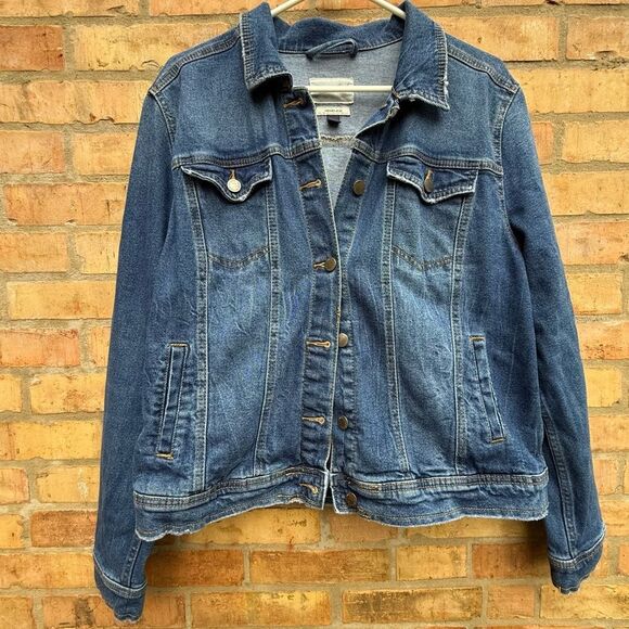 Universal Thread Freeborn Stretch Jean Jacket size XXL 2XL - Picture 4 of 7